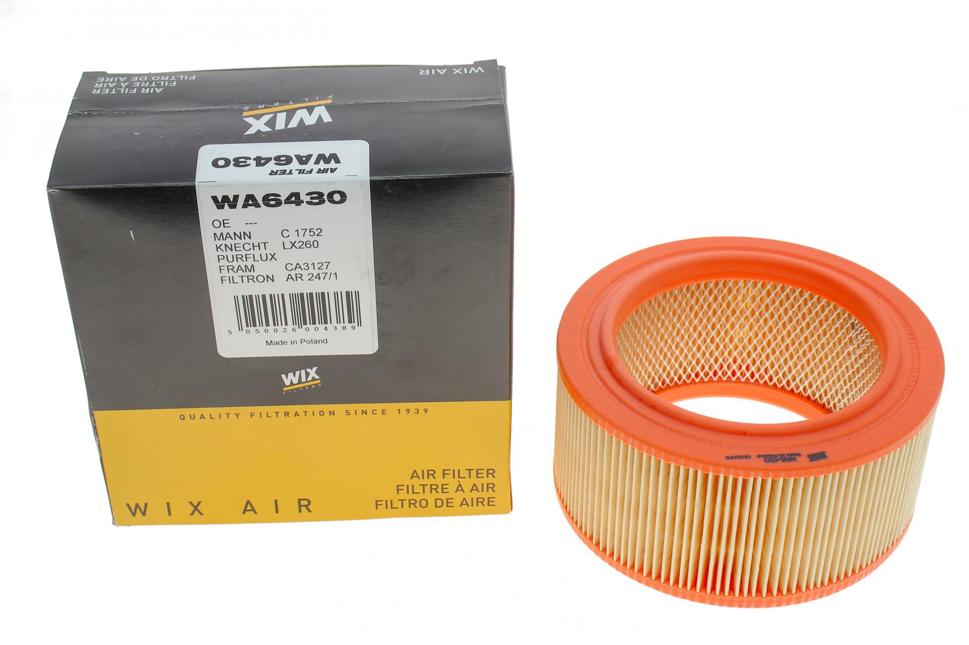 WA6430 WIX FILTERS